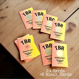 TBR Scratch Off Card Game Handmade Bookish Gift